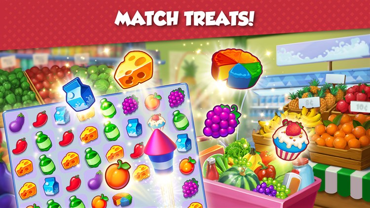 Supermarket Mania - Match 3: Shopping Adventure Frenzy - PC - (Windows)
