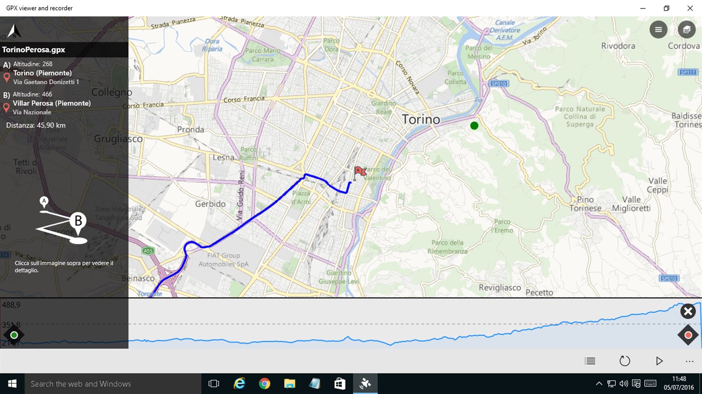 #1. GPX viewer and recorder (Windows) โดย: stefano64