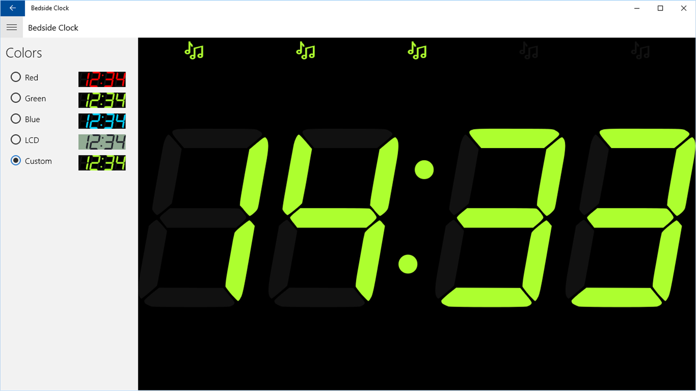 #8. Bedside Clock (Windows) Göre: Hobbium