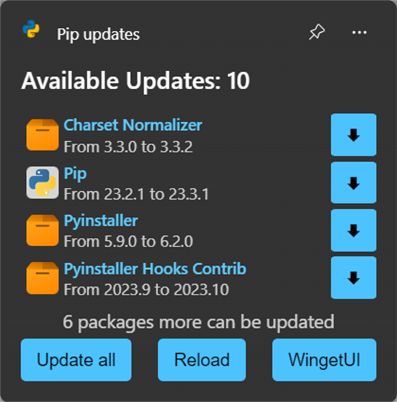WingetUI Widgets_1