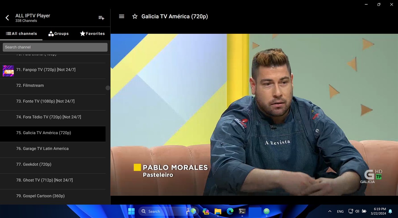 #1. ALL IPTV Player (Windows) 由: Brave little king