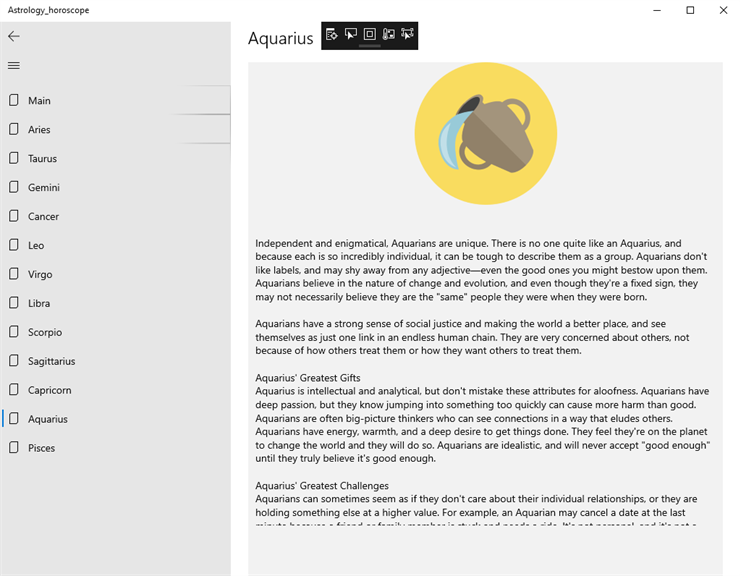 Astrology Zodiac Horoscope Microsoft Apps