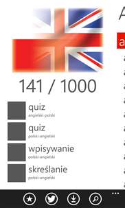 1000 Słówek - Angielski screenshot 1