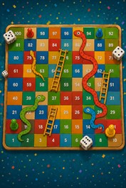 Snakes and Ladders with Friends