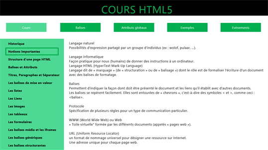 Faire du HTML5 screenshot 2