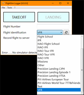 FlightSim Logger screenshot 2
