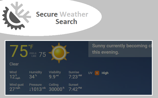 Secure Weather Search