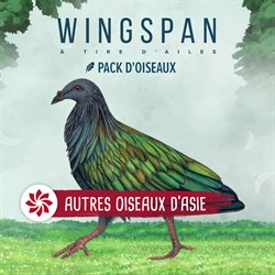 Le Pack Autres oiseaux d'Asie de Wingspan (À tire d'ailes)