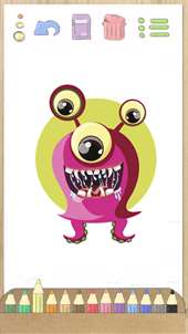 Paint monsters. Coloring learning game for kids screenshot 8