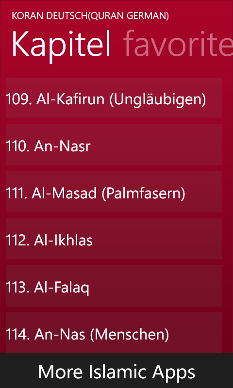 Screenshot 3 Quran German windows