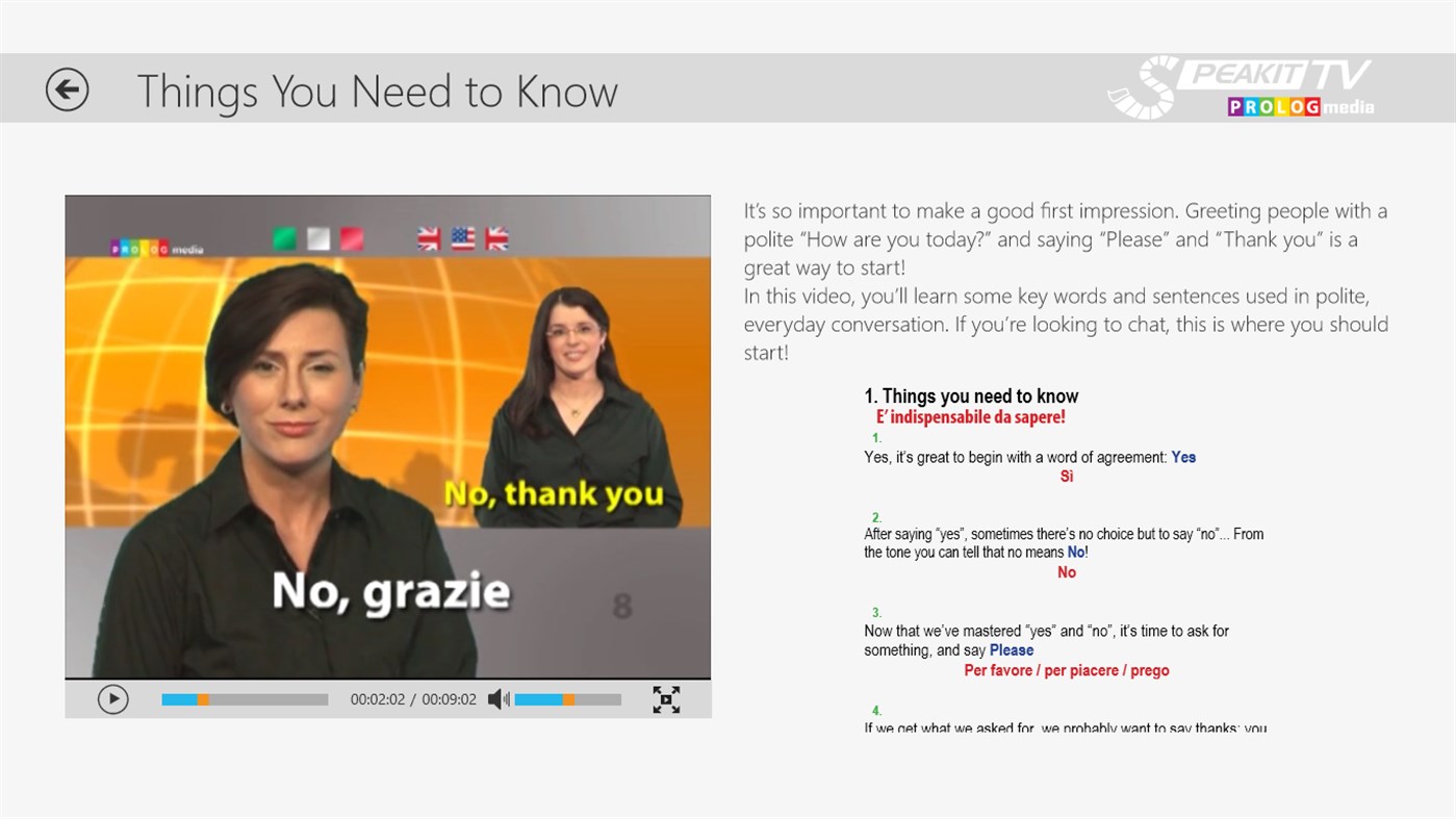#3. Italian - On Video! (51005vim) (Windows) 来自: PROLOG Ltd