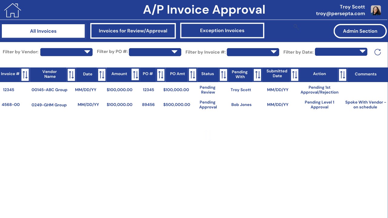Snapshot 1 of Accounts Payable Automation with Azure AI: Intelligent Large Volume Invoice Processing
