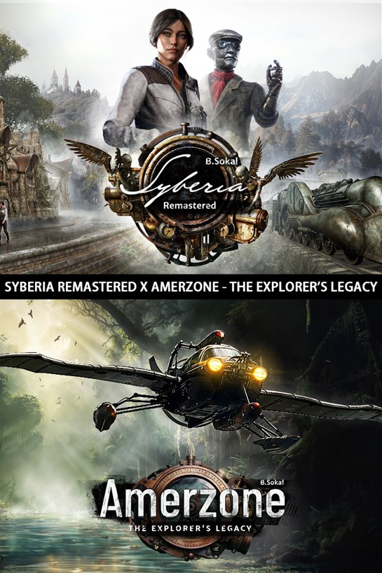 Capture de boîte de Syberia Remastered x Amerzone - The Explorer's Legacy