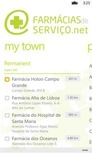 Farmácias de Serviço .net screenshot 1