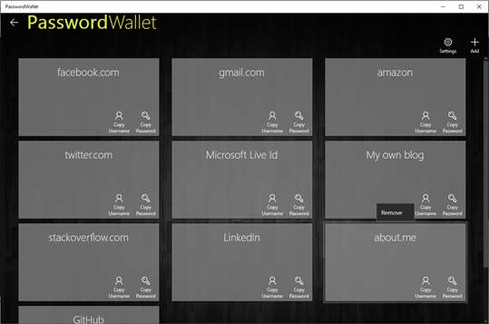PasswordWallet screenshot 4
