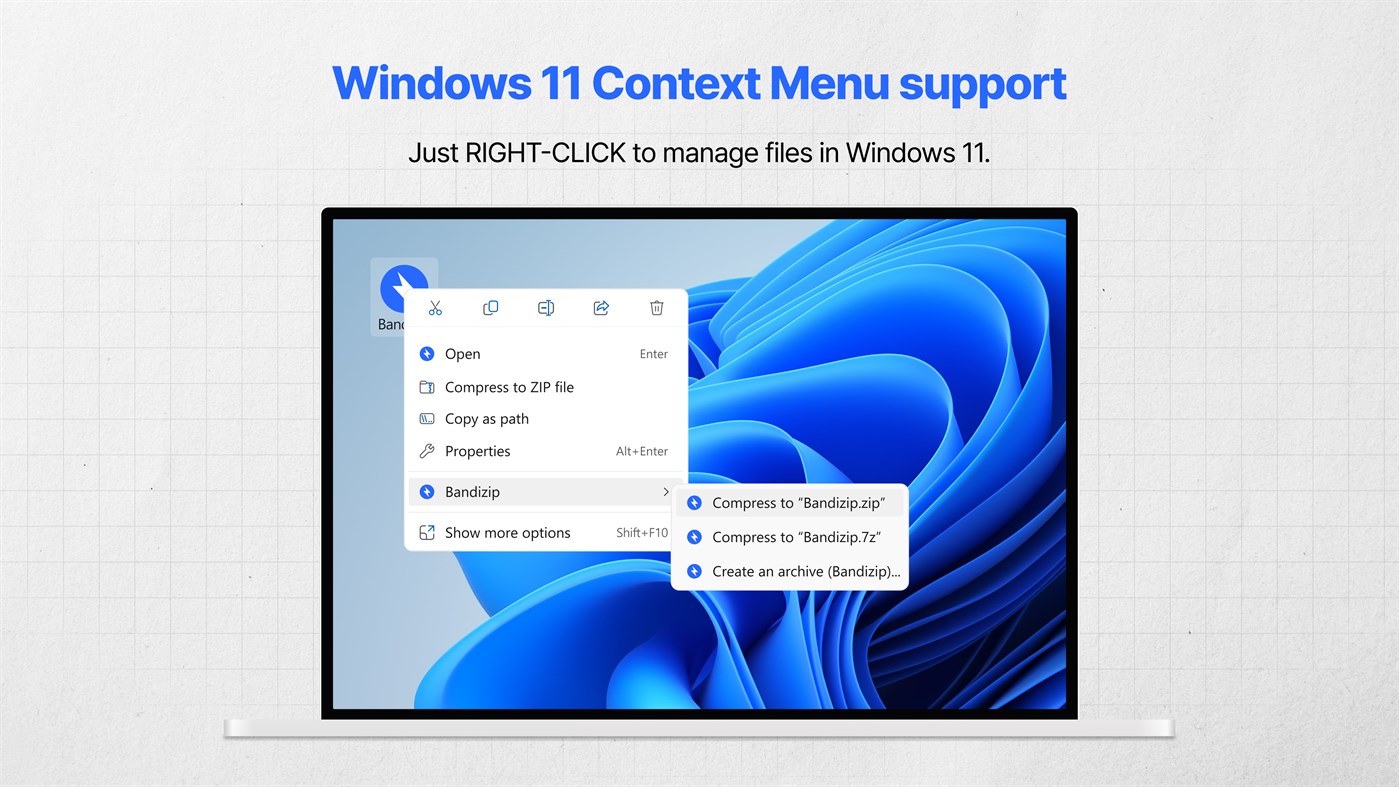 #2. Bandizip (Windows) 由: Bandisoft