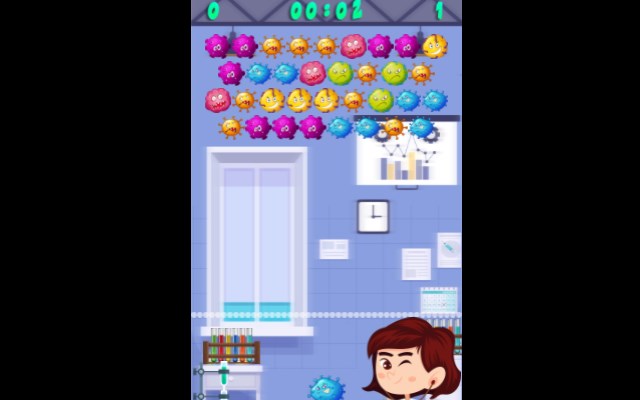 Virus Bubble Shooter Game