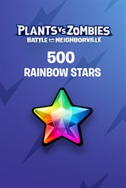 《植物大戰殭屍™：和睦小鎮保衛戰》 – 500 顆彩虹星星