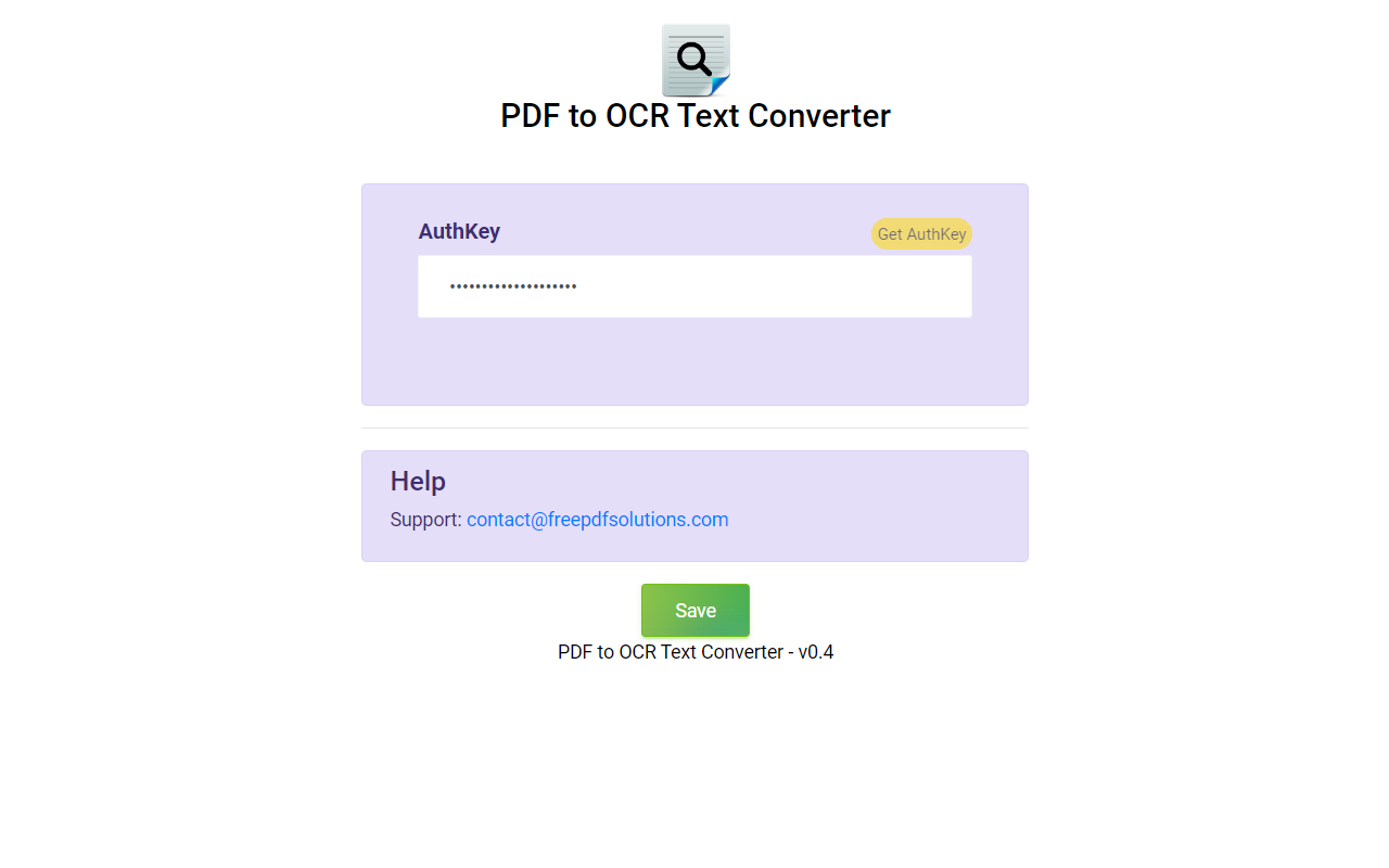 PDF to OCR Text Converter