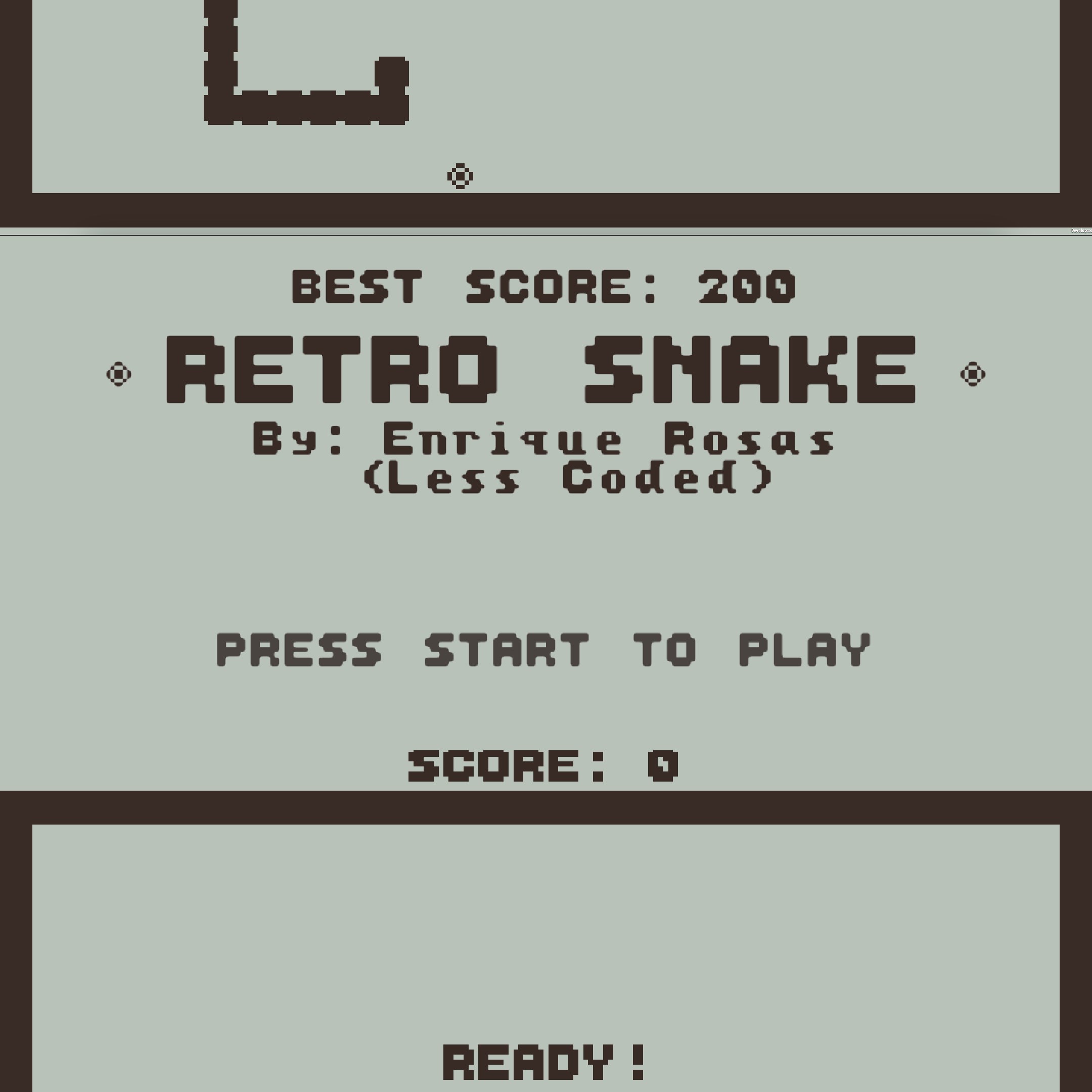 Pixel Retro Snake