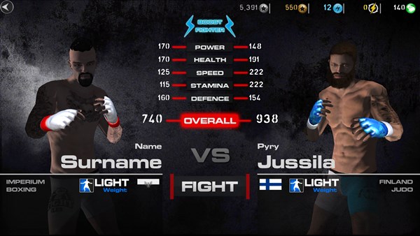 MMA Fighting and UFC Champions Simulator — 8