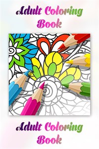 Get Adult Coloring Book With Multiple Templates & Colors ...