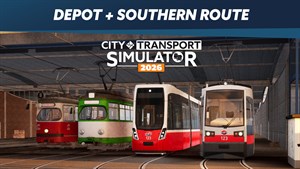 CTS 2026 - Map DLC: Bus + Tram Depot & South-Route - City Transport Simulator Bus & Tram