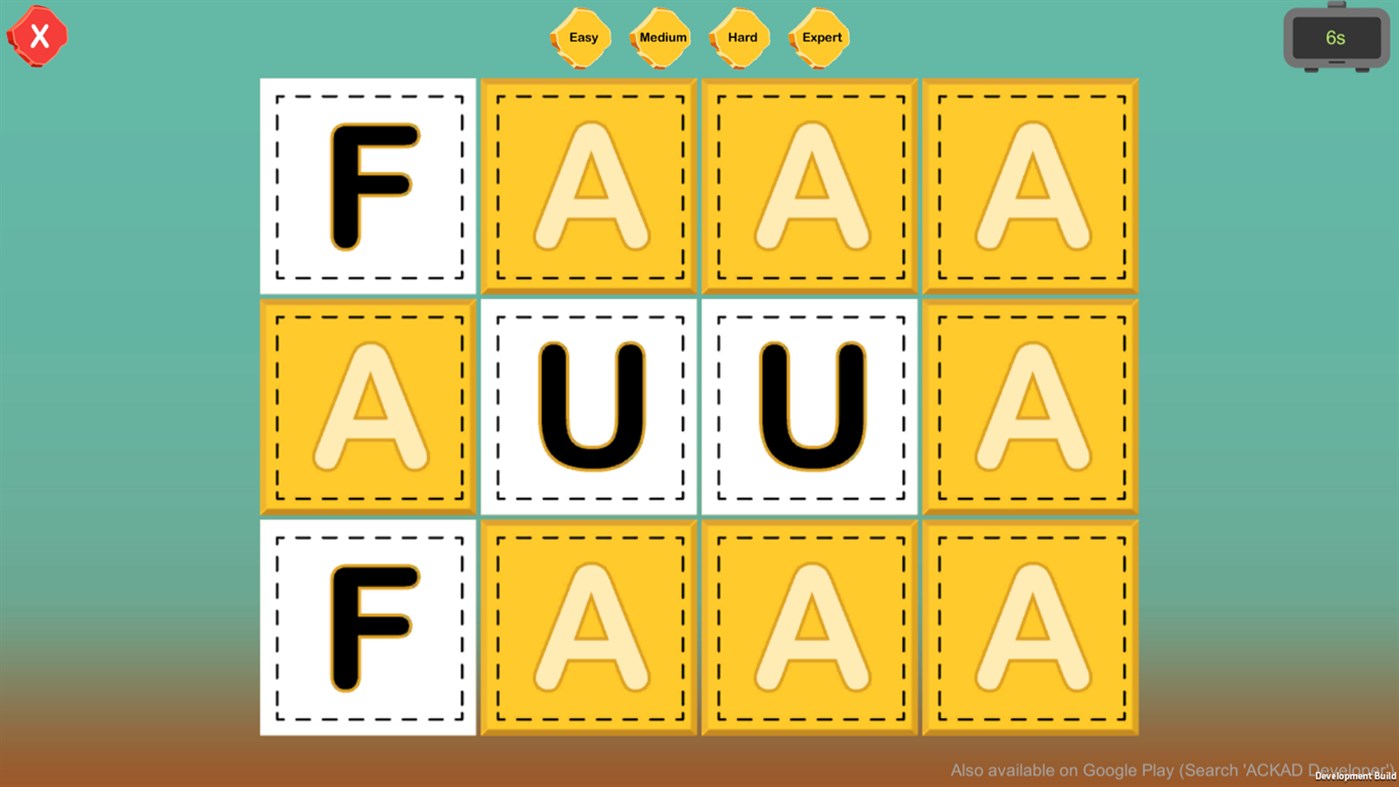 #2. Memory Game for All (Windows) Przez: ACKAD Developer