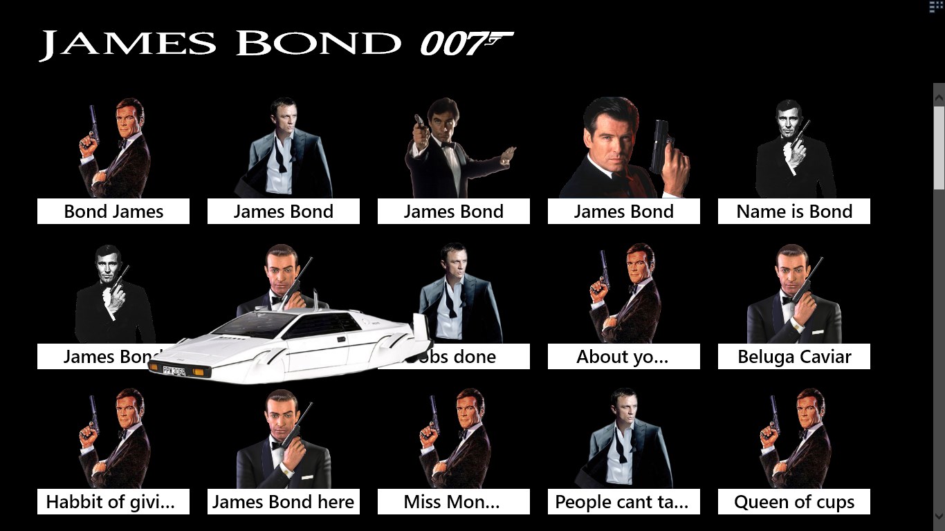 Хронология агент 007