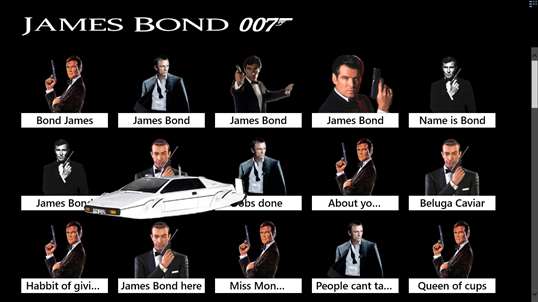 James Bond Soundboard screenshot 2