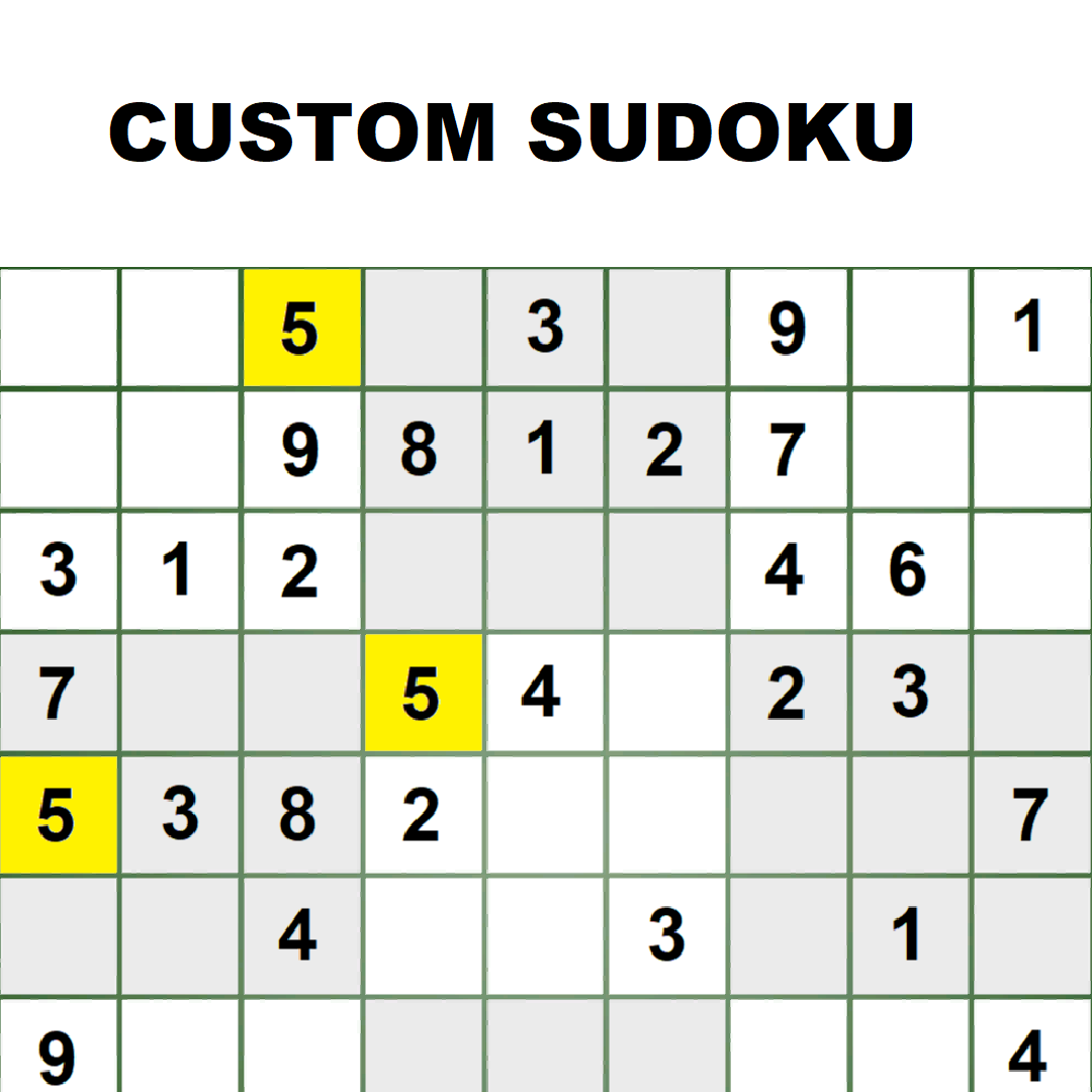 Custom Sudoku