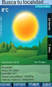 Tiempo Temperatura Mexico screenshot 1