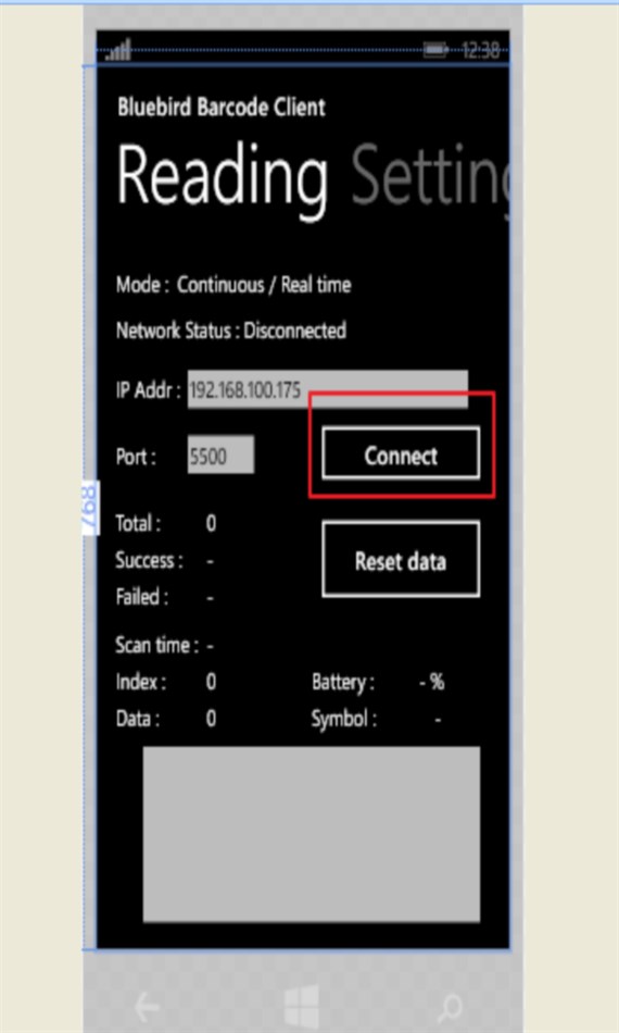 Windows10_BBScanner (Windows) Podle: ‪BLUEBIRD INC.‬