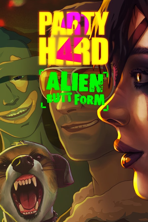 Party Hard 2 DLC: Alien Butt Form Xbox Series X|S and Xbox One cover art