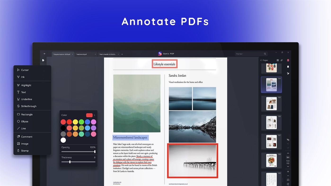 #2. Sonic PDF - Fast PDF Editor & Converter (Windows) Göre: RoxyApps