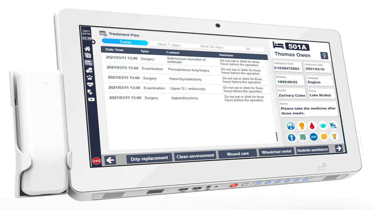 Snapshot 7 of iWard for nursing care and patient service