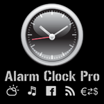 Alarm Clock Pro - free nightstand with facebook weather music radio news currency converter and world clock