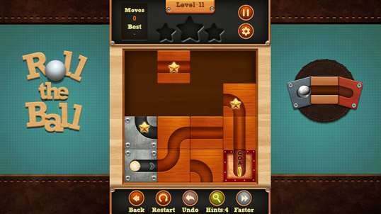 Roll The Ball Slide Puzzle screenshot 2