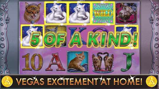 Slot Casino - Glitzy Kitty Free Slots screenshot 1