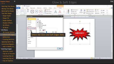 Explore Word Screenshots 1