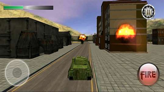 Urban Tank War 3D screenshot 2