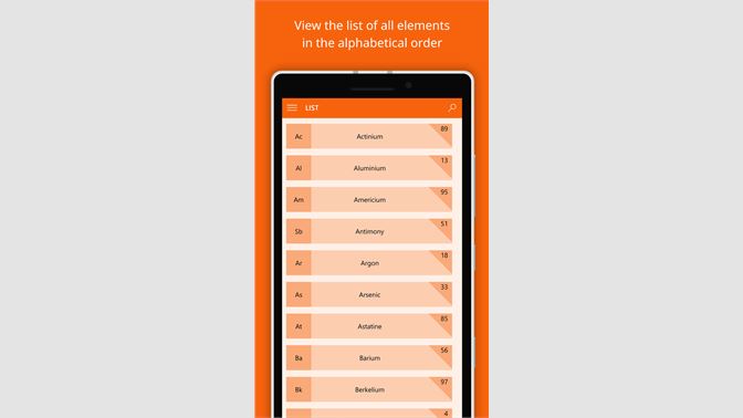 Get Elements The Periodic Table Microsoft Store