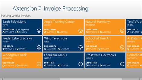 AXtension® Invoice Approval Screenshots 2
