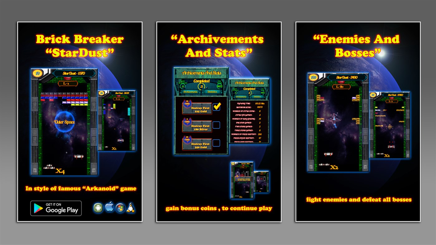 #1. Stardust Breaker (Windows) โดย: microDevC