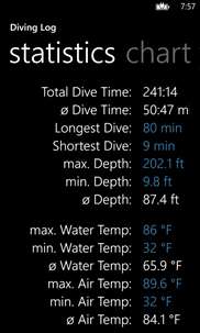 Diving Log screenshot 7
