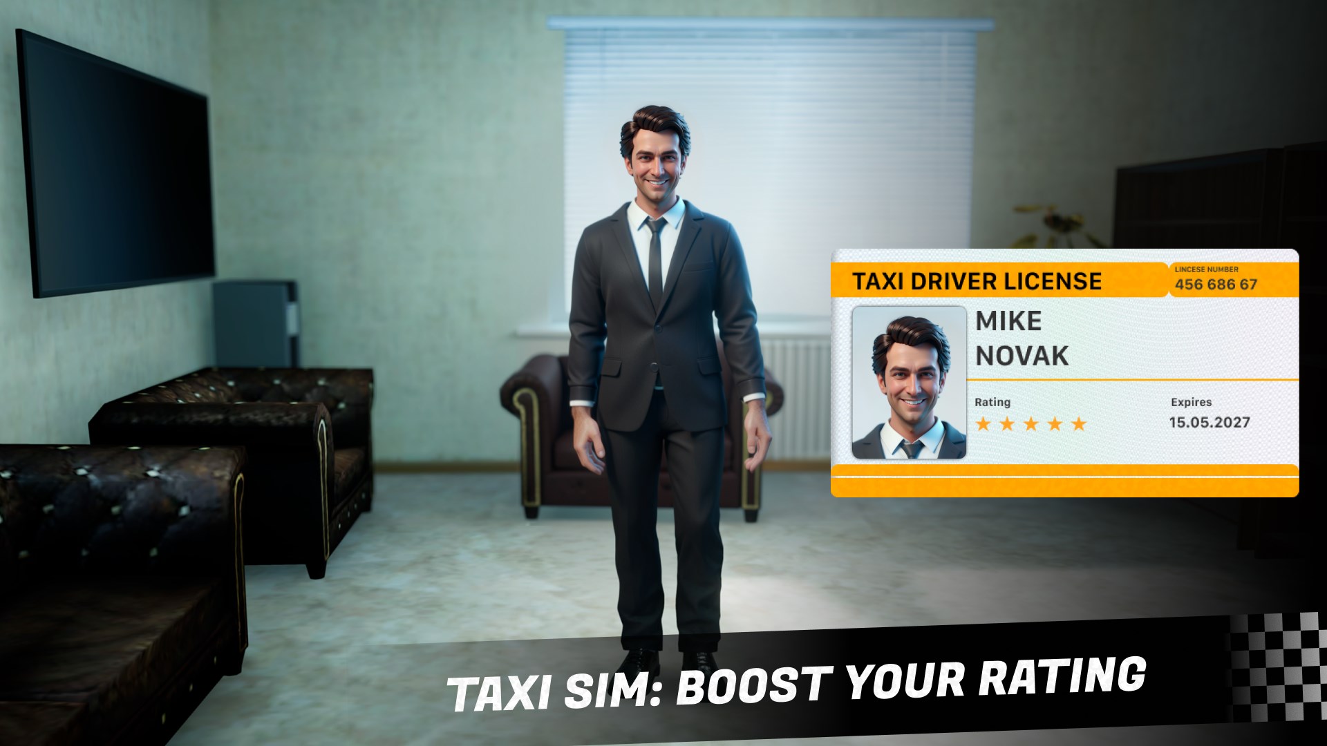 Driving Taxi Simulator - City Car Racing screenshot