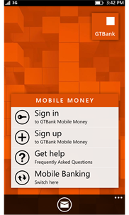 GTBank Mobile screenshot 2