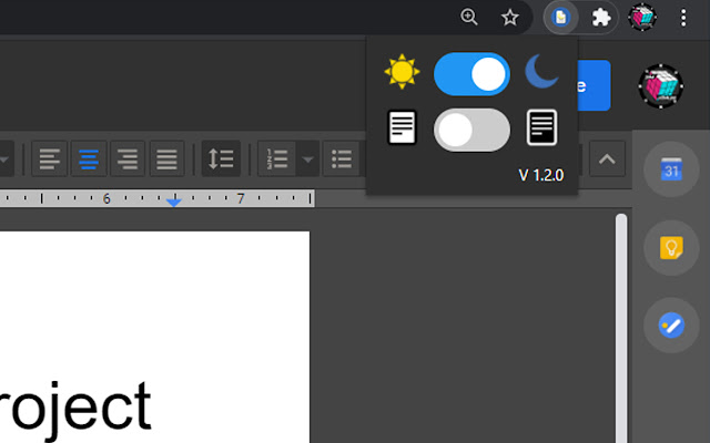 Google Docs Dark Mode