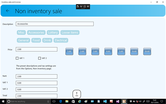 Inventory sales and invoices screenshot 5