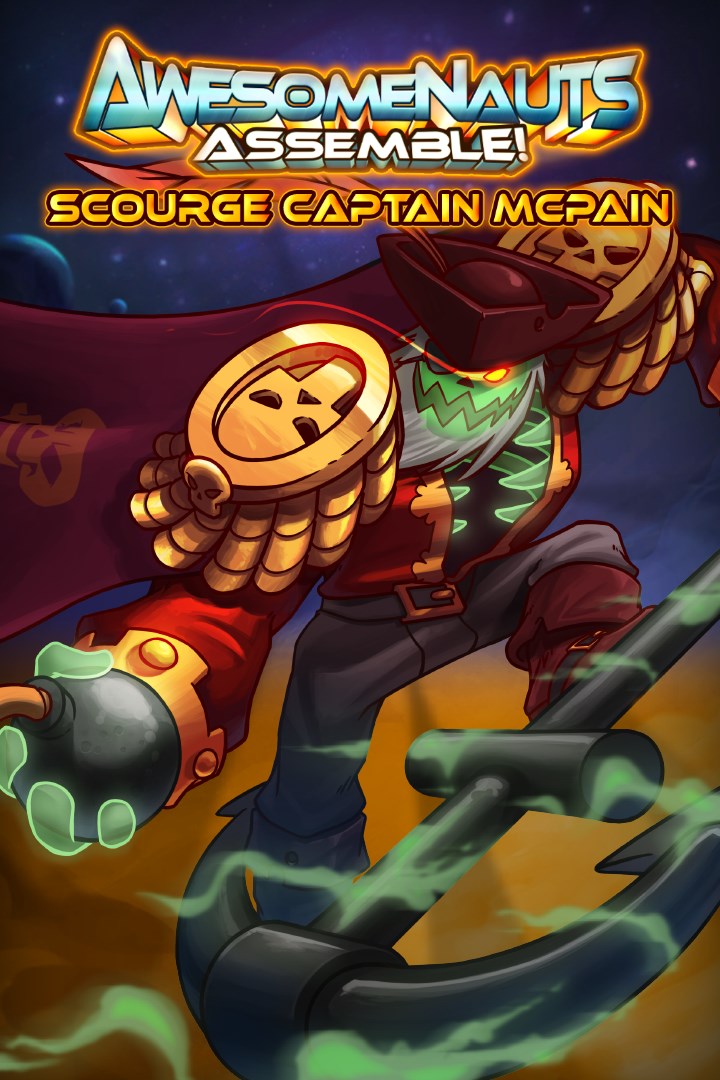 Scourge Captain McPain - Awesomenauts Assemble! Skin | Xbox | Chiave | Privato